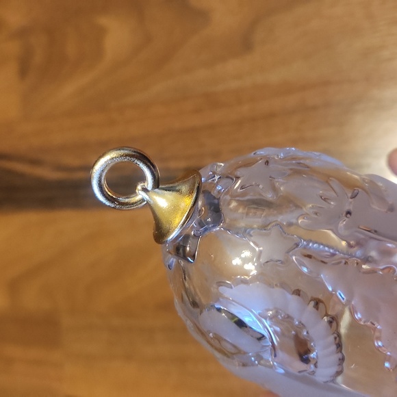 Home Beautiful Frosted Crystal Christmas Tree Bell Angels Reindeer Made Germany - Picture 7 of 12